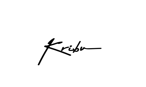 How to make Kribu signature? Asem Kandis PERSONAL USE is a professional autograph style. Create handwritten signature for Kribu name. Kribu signature style 9 images and pictures png