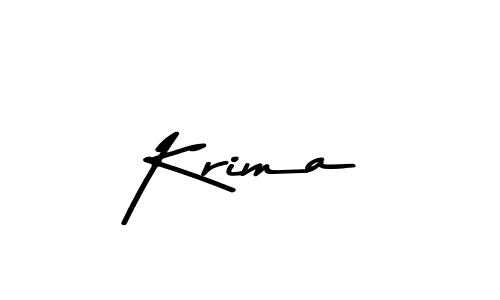 Also we have Krima name is the best signature style. Create professional handwritten signature collection using Asem Kandis PERSONAL USE autograph style. Krima signature style 9 images and pictures png
