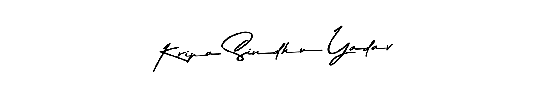 Kripa Sindhu Yadav stylish signature style. Best Handwritten Sign (Asem Kandis PERSONAL USE) for my name. Handwritten Signature Collection Ideas for my name Kripa Sindhu Yadav. Kripa Sindhu Yadav signature style 9 images and pictures png