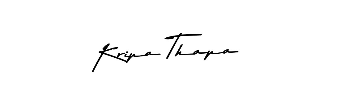 Kripa Thapa stylish signature style. Best Handwritten Sign (Asem Kandis PERSONAL USE) for my name. Handwritten Signature Collection Ideas for my name Kripa Thapa. Kripa Thapa signature style 9 images and pictures png