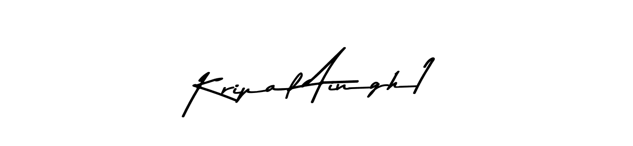 The best way (Asem Kandis PERSONAL USE) to make a short signature is to pick only two or three words in your name. The name Kripal Aingh1 include a total of six letters. For converting this name. Kripal Aingh1 signature style 9 images and pictures png