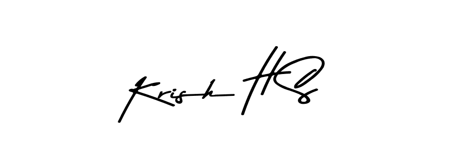 You should practise on your own different ways (Asem Kandis PERSONAL USE) to write your name (Krish H S) in signature. don't let someone else do it for you. Krish H S signature style 9 images and pictures png