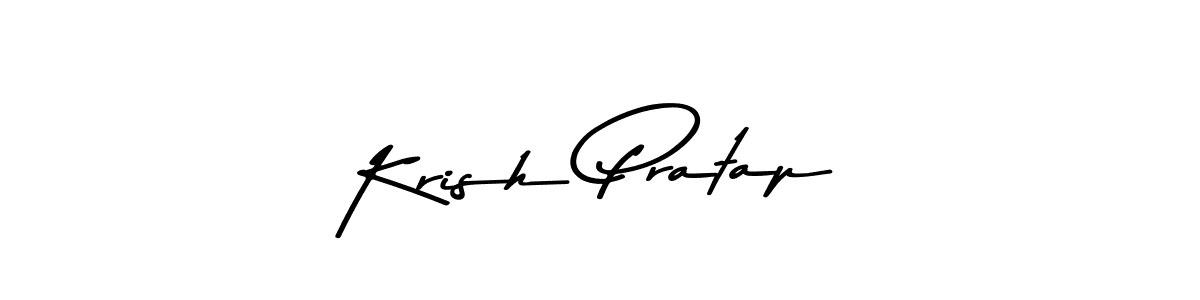 Make a beautiful signature design for name Krish Pratap. With this signature (Asem Kandis PERSONAL USE) style, you can create a handwritten signature for free. Krish Pratap signature style 9 images and pictures png