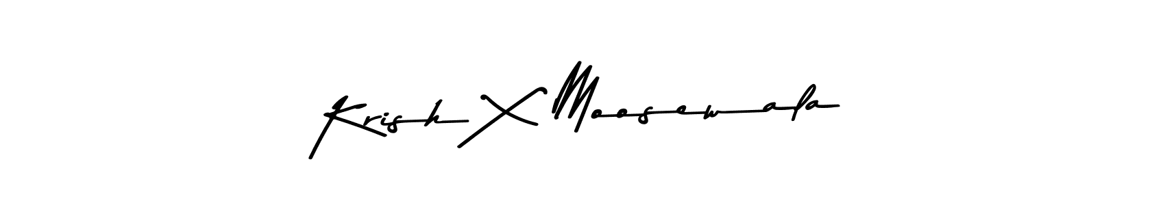 Asem Kandis PERSONAL USE is a professional signature style that is perfect for those who want to add a touch of class to their signature. It is also a great choice for those who want to make their signature more unique. Get Krish X Moosewala name to fancy signature for free. Krish X Moosewala signature style 9 images and pictures png