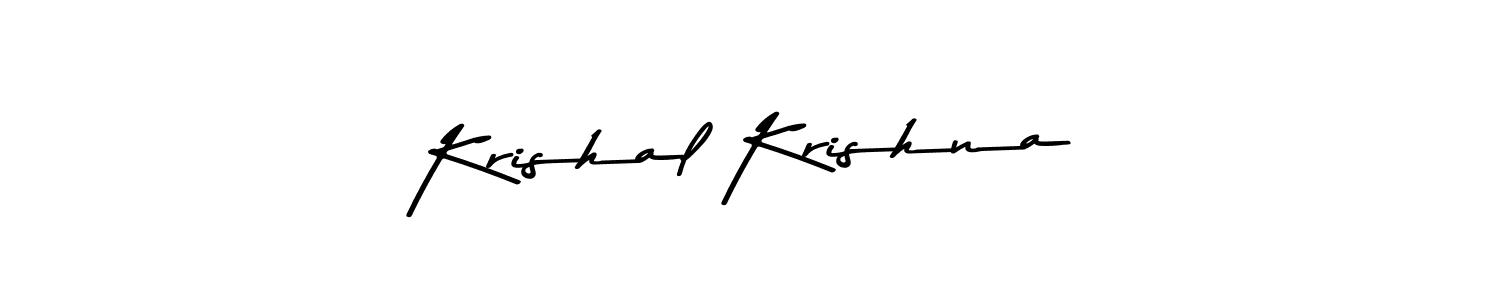 Similarly Asem Kandis PERSONAL USE is the best handwritten signature design. Signature creator online .You can use it as an online autograph creator for name Krishal Krishna. Krishal Krishna signature style 9 images and pictures png