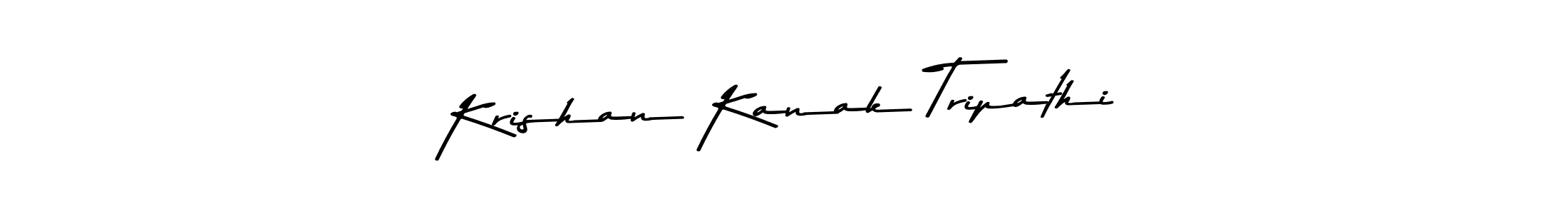 Make a beautiful signature design for name Krishan Kanak Tripathi. With this signature (Asem Kandis PERSONAL USE) style, you can create a handwritten signature for free. Krishan Kanak Tripathi signature style 9 images and pictures png
