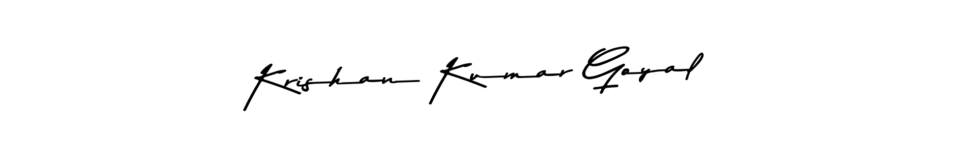 Make a short Krishan Kumar Goyal signature style. Manage your documents anywhere anytime using Asem Kandis PERSONAL USE. Create and add eSignatures, submit forms, share and send files easily. Krishan Kumar Goyal signature style 9 images and pictures png