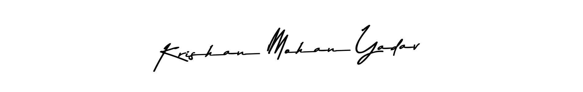 Here are the top 10 professional signature styles for the name Krishan Mohan Yadav. These are the best autograph styles you can use for your name. Krishan Mohan Yadav signature style 9 images and pictures png