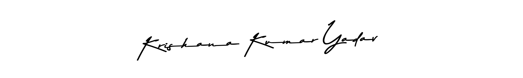 Here are the top 10 professional signature styles for the name Krishana Kumar Yadav. These are the best autograph styles you can use for your name. Krishana Kumar Yadav signature style 9 images and pictures png