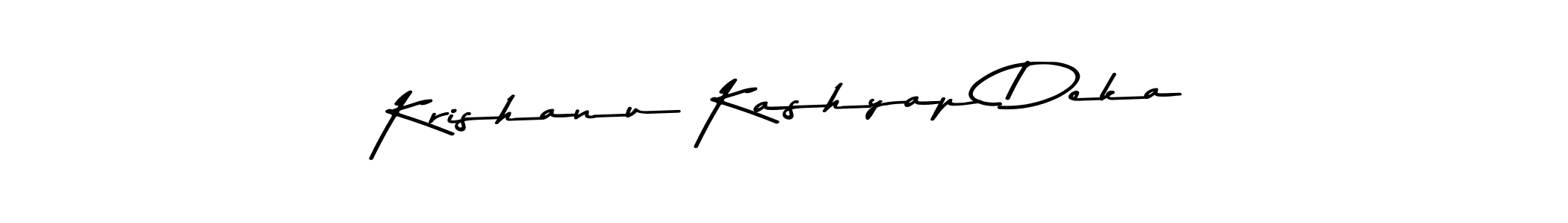 The best way (Asem Kandis PERSONAL USE) to make a short signature is to pick only two or three words in your name. The name Krishanu Kashyap Deka include a total of six letters. For converting this name. Krishanu Kashyap Deka signature style 9 images and pictures png