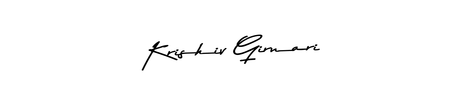 How to make Krishiv Girnari signature? Asem Kandis PERSONAL USE is a professional autograph style. Create handwritten signature for Krishiv Girnari name. Krishiv Girnari signature style 9 images and pictures png