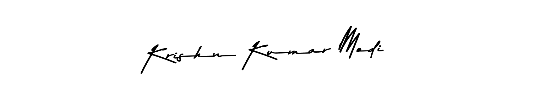The best way (Asem Kandis PERSONAL USE) to make a short signature is to pick only two or three words in your name. The name Krishn Kumar Modi include a total of six letters. For converting this name. Krishn Kumar Modi signature style 9 images and pictures png
