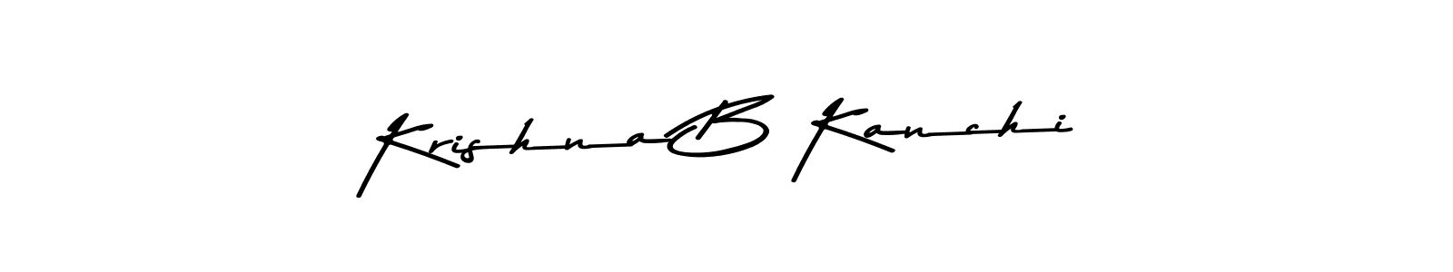 Make a beautiful signature design for name Krishna B Kanchi. Use this online signature maker to create a handwritten signature for free. Krishna B Kanchi signature style 9 images and pictures png