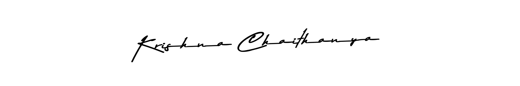 Use a signature maker to create a handwritten signature online. With this signature software, you can design (Asem Kandis PERSONAL USE) your own signature for name Krishna Chaithanya. Krishna Chaithanya signature style 9 images and pictures png