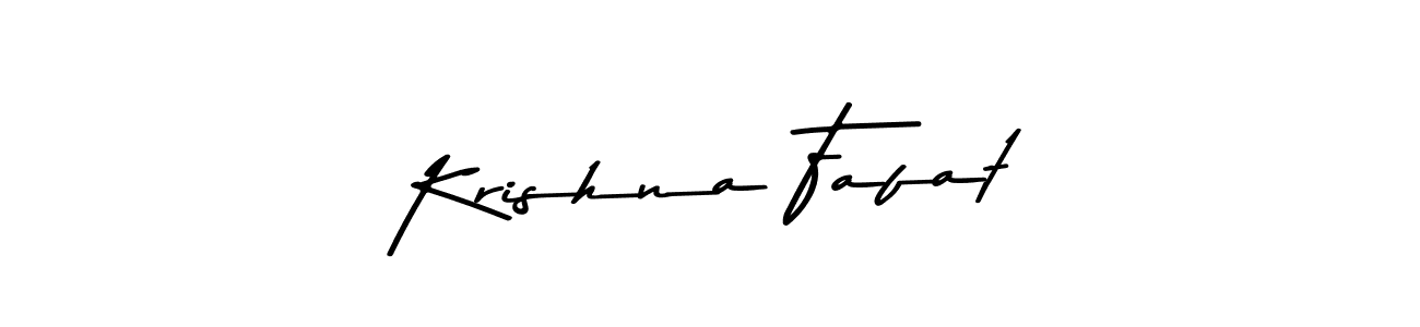 Once you've used our free online signature maker to create your best signature Asem Kandis PERSONAL USE style, it's time to enjoy all of the benefits that Krishna Fafat name signing documents. Krishna Fafat signature style 9 images and pictures png