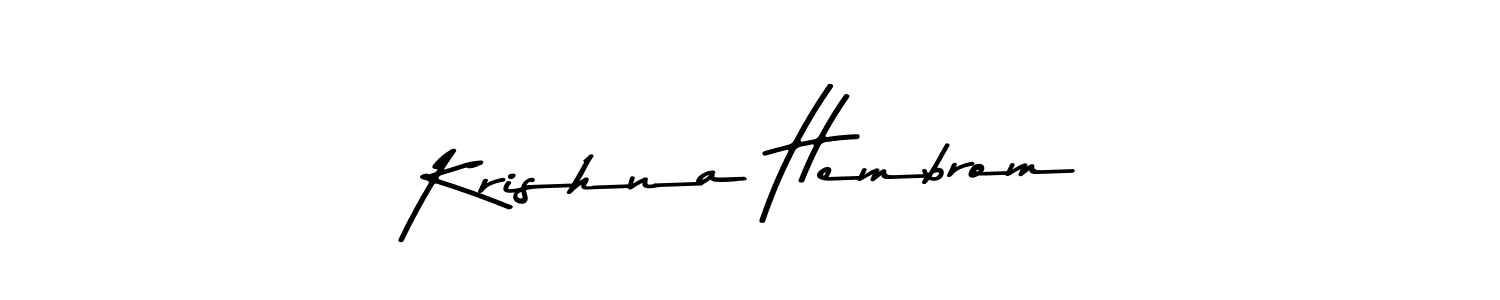 Check out images of Autograph of Krishna Hembrom name. Actor Krishna Hembrom Signature Style. Asem Kandis PERSONAL USE is a professional sign style online. Krishna Hembrom signature style 9 images and pictures png