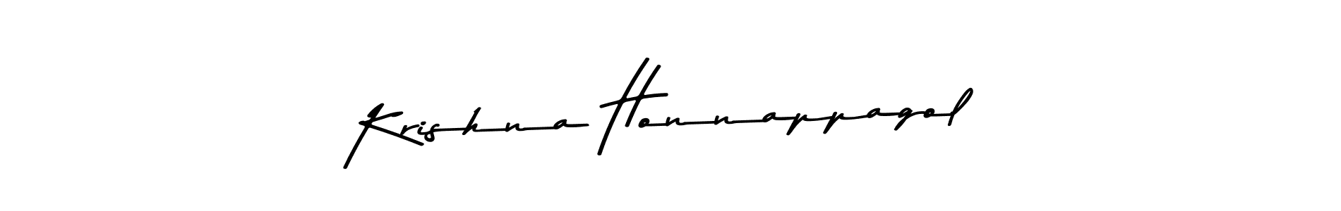 Krishna Honnappagol stylish signature style. Best Handwritten Sign (Asem Kandis PERSONAL USE) for my name. Handwritten Signature Collection Ideas for my name Krishna Honnappagol. Krishna Honnappagol signature style 9 images and pictures png