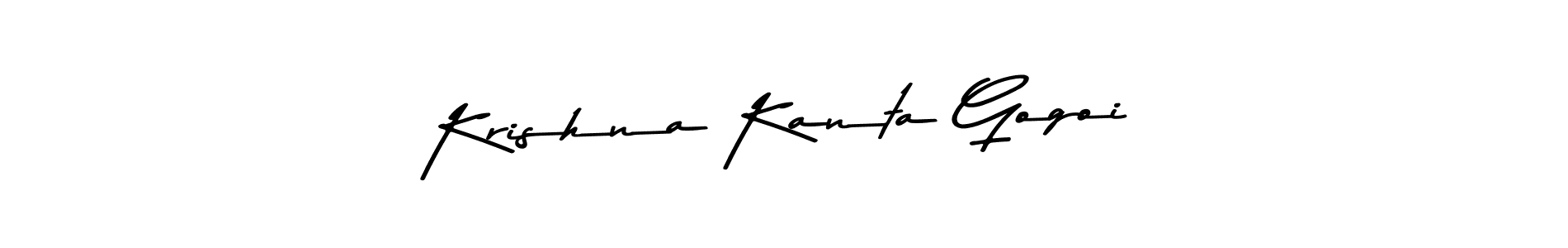 Make a beautiful signature design for name Krishna Kanta Gogoi. With this signature (Asem Kandis PERSONAL USE) style, you can create a handwritten signature for free. Krishna Kanta Gogoi signature style 9 images and pictures png