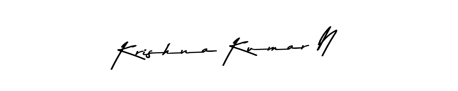 Here are the top 10 professional signature styles for the name Krishna Kumar N. These are the best autograph styles you can use for your name. Krishna Kumar N signature style 9 images and pictures png