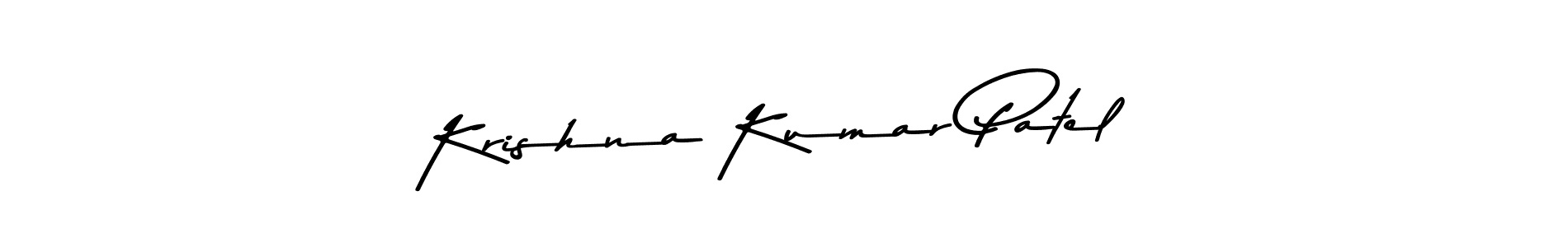 How to make Krishna Kumar Patel name signature. Use Asem Kandis PERSONAL USE style for creating short signs online. This is the latest handwritten sign. Krishna Kumar Patel signature style 9 images and pictures png