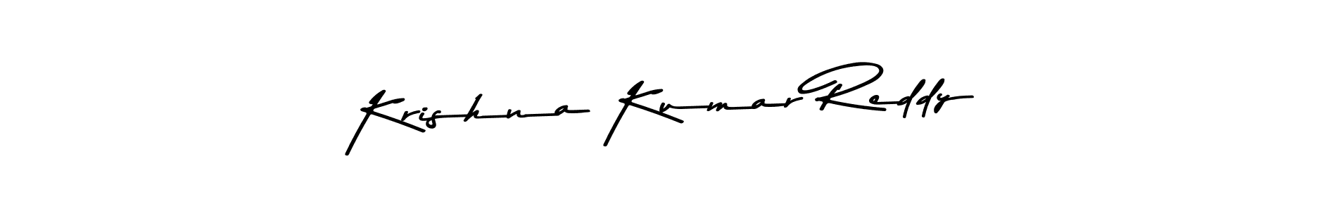 Also You can easily find your signature by using the search form. We will create Krishna Kumar Reddy name handwritten signature images for you free of cost using Asem Kandis PERSONAL USE sign style. Krishna Kumar Reddy signature style 9 images and pictures png
