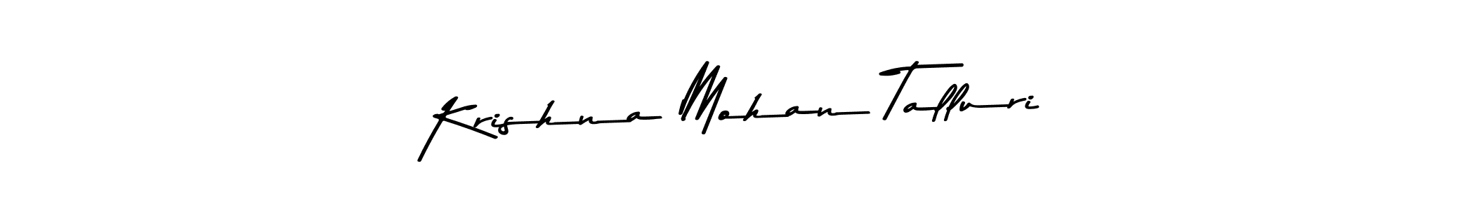 if you are searching for the best signature style for your name Krishna Mohan Talluri. so please give up your signature search. here we have designed multiple signature styles  using Asem Kandis PERSONAL USE. Krishna Mohan Talluri signature style 9 images and pictures png