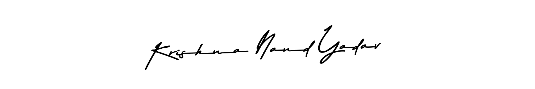 Also You can easily find your signature by using the search form. We will create Krishna Nand Yadav name handwritten signature images for you free of cost using Asem Kandis PERSONAL USE sign style. Krishna Nand Yadav signature style 9 images and pictures png