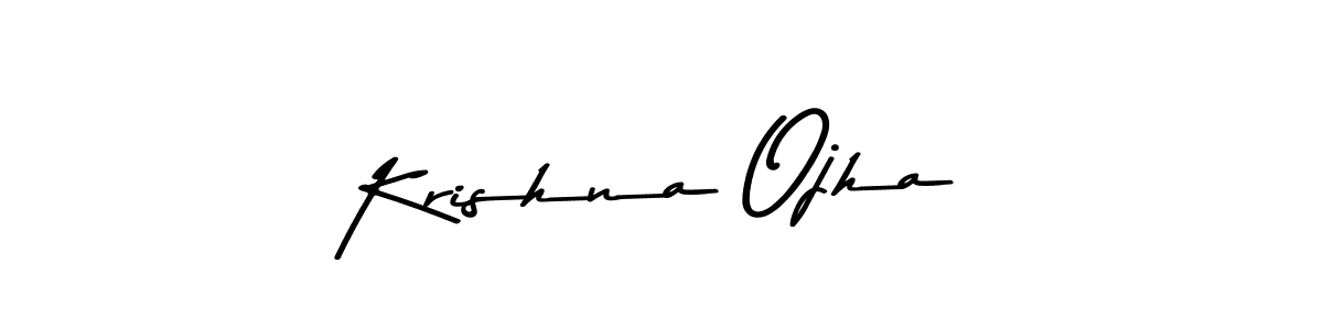 How to make Krishna Ojha signature? Asem Kandis PERSONAL USE is a professional autograph style. Create handwritten signature for Krishna Ojha name. Krishna Ojha signature style 9 images and pictures png