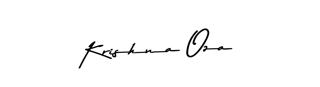 Design your own signature with our free online signature maker. With this signature software, you can create a handwritten (Asem Kandis PERSONAL USE) signature for name Krishna Oza. Krishna Oza signature style 9 images and pictures png