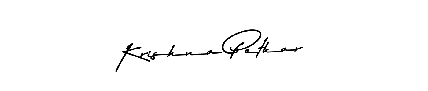 Design your own signature with our free online signature maker. With this signature software, you can create a handwritten (Asem Kandis PERSONAL USE) signature for name Krishna Petkar. Krishna Petkar signature style 9 images and pictures png