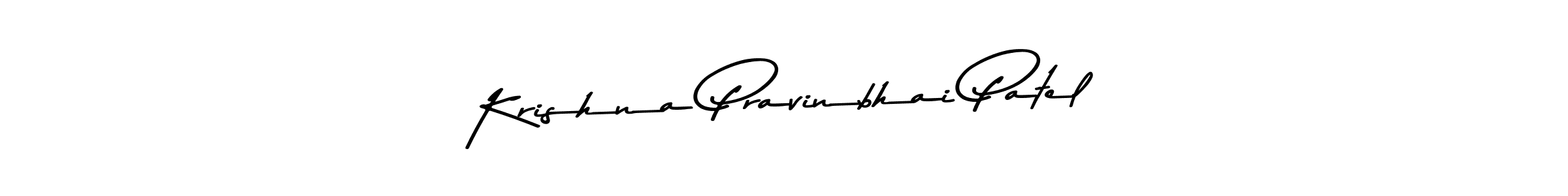 Create a beautiful signature design for name Krishna Pravinbhai Patel. With this signature (Asem Kandis PERSONAL USE) fonts, you can make a handwritten signature for free. Krishna Pravinbhai Patel signature style 9 images and pictures png
