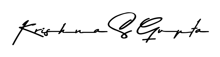 Use a signature maker to create a handwritten signature online. With this signature software, you can design (Asem Kandis PERSONAL USE) your own signature for name Krishna S Gupta. Krishna S Gupta signature style 9 images and pictures png