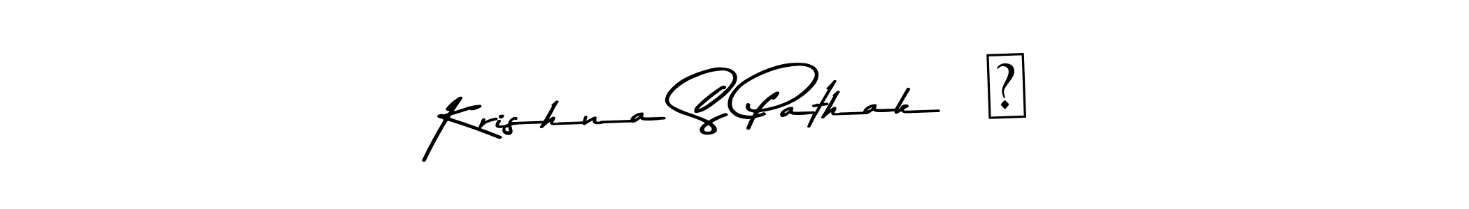 How to make Krishna S Pathak  ॐ signature? Asem Kandis PERSONAL USE is a professional autograph style. Create handwritten signature for Krishna S Pathak  ॐ name. Krishna S Pathak  ॐ signature style 9 images and pictures png