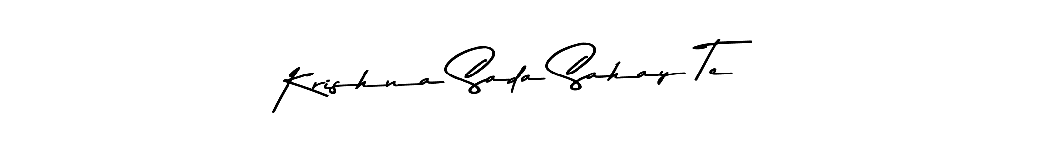 Create a beautiful signature design for name Krishna Sada Sahay Te. With this signature (Asem Kandis PERSONAL USE) fonts, you can make a handwritten signature for free. Krishna Sada Sahay Te signature style 9 images and pictures png