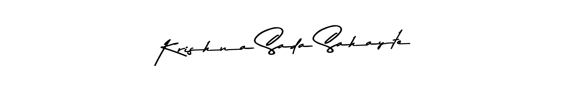 You should practise on your own different ways (Asem Kandis PERSONAL USE) to write your name (Krishna Sada Sahayte) in signature. don't let someone else do it for you. Krishna Sada Sahayte signature style 9 images and pictures png