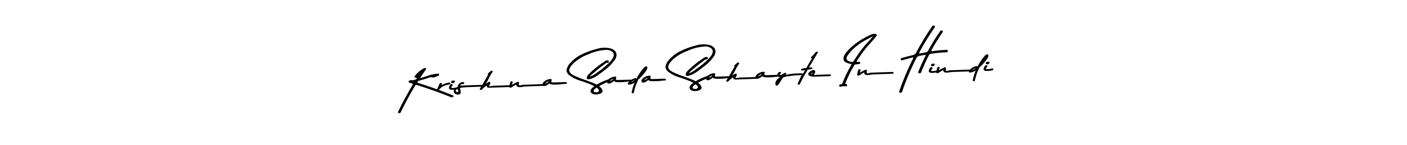 Similarly Asem Kandis PERSONAL USE is the best handwritten signature design. Signature creator online .You can use it as an online autograph creator for name Krishna Sada Sahayte In Hindi. Krishna Sada Sahayte In Hindi signature style 9 images and pictures png