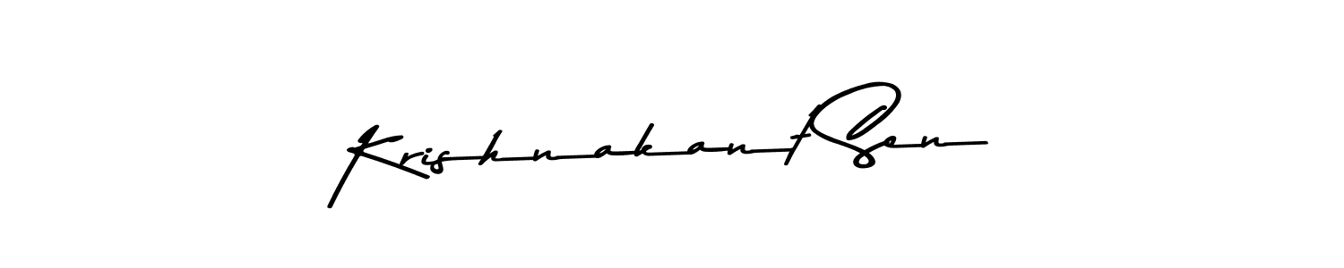 Krishnakant Sen stylish signature style. Best Handwritten Sign (Asem Kandis PERSONAL USE) for my name. Handwritten Signature Collection Ideas for my name Krishnakant Sen. Krishnakant Sen signature style 9 images and pictures png