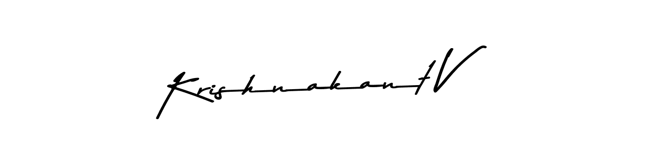 Design your own signature with our free online signature maker. With this signature software, you can create a handwritten (Asem Kandis PERSONAL USE) signature for name Krishnakant V. Krishnakant V signature style 9 images and pictures png