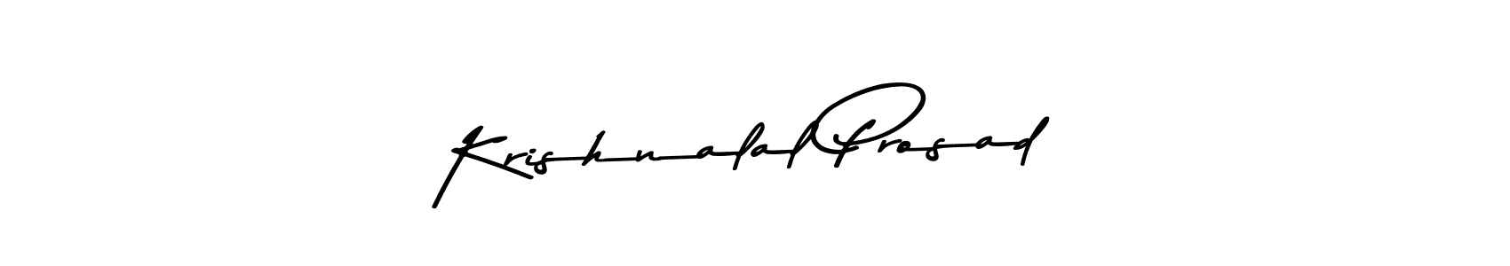 Similarly Asem Kandis PERSONAL USE is the best handwritten signature design. Signature creator online .You can use it as an online autograph creator for name Krishnalal Prosad. Krishnalal Prosad signature style 9 images and pictures png