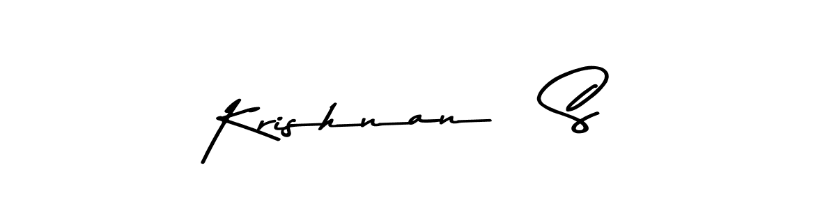 if you are searching for the best signature style for your name Krishnan   S. so please give up your signature search. here we have designed multiple signature styles  using Asem Kandis PERSONAL USE. Krishnan   S signature style 9 images and pictures png