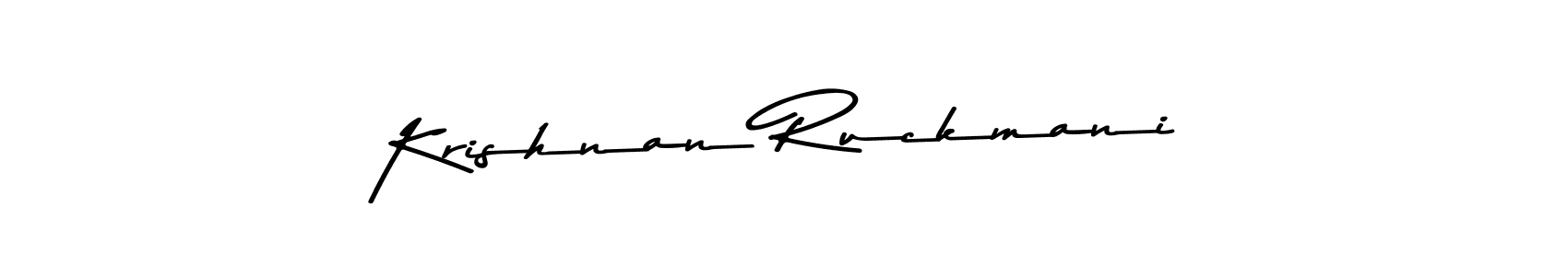 You should practise on your own different ways (Asem Kandis PERSONAL USE) to write your name (Krishnan Ruckmani) in signature. don't let someone else do it for you. Krishnan Ruckmani signature style 9 images and pictures png