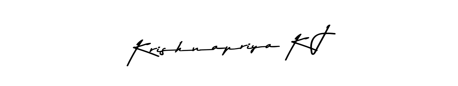 Make a beautiful signature design for name Krishnapriya K J. Use this online signature maker to create a handwritten signature for free. Krishnapriya K J signature style 9 images and pictures png