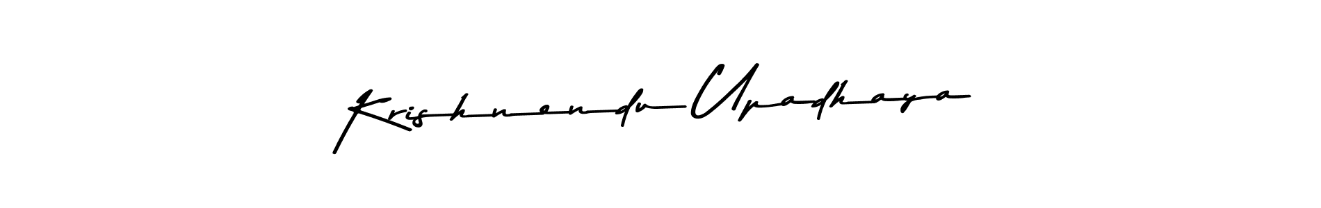 Make a beautiful signature design for name Krishnendu Upadhaya. With this signature (Asem Kandis PERSONAL USE) style, you can create a handwritten signature for free. Krishnendu Upadhaya signature style 9 images and pictures png