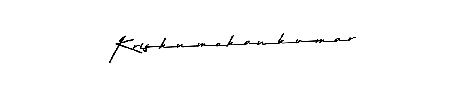 Make a beautiful signature design for name Krishnmohankumar. Use this online signature maker to create a handwritten signature for free. Krishnmohankumar signature style 9 images and pictures png
