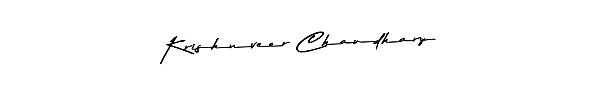 Use a signature maker to create a handwritten signature online. With this signature software, you can design (Asem Kandis PERSONAL USE) your own signature for name Krishnveer Chaudhary. Krishnveer Chaudhary signature style 9 images and pictures png