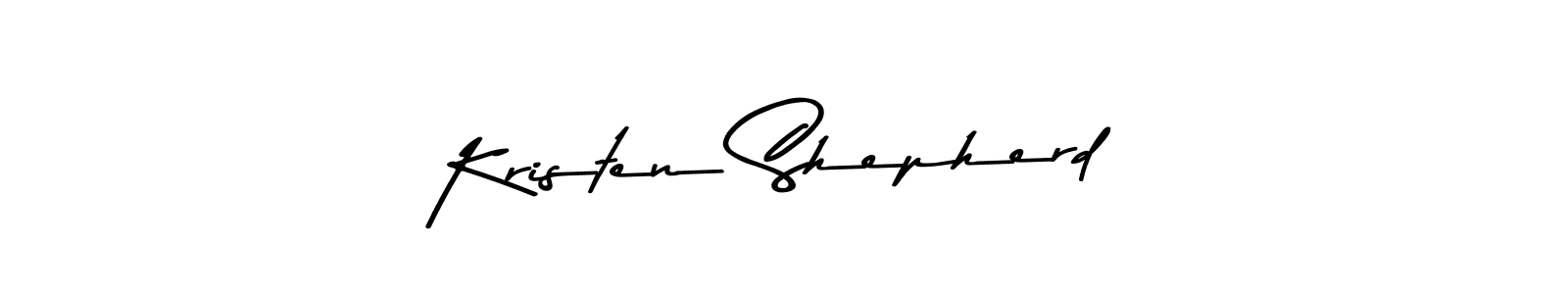 Kristen Shepherd stylish signature style. Best Handwritten Sign (Asem Kandis PERSONAL USE) for my name. Handwritten Signature Collection Ideas for my name Kristen Shepherd. Kristen Shepherd signature style 9 images and pictures png