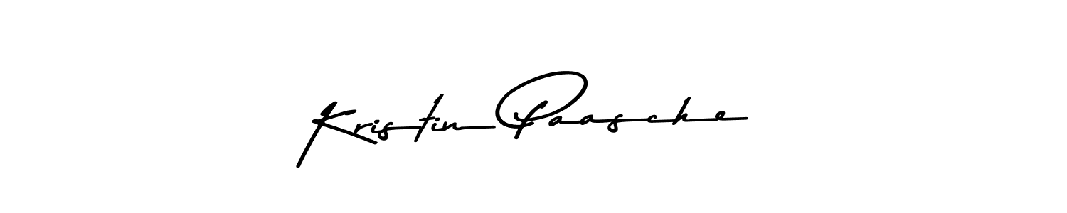 Create a beautiful signature design for name Kristin Paasche. With this signature (Asem Kandis PERSONAL USE) fonts, you can make a handwritten signature for free. Kristin Paasche signature style 9 images and pictures png