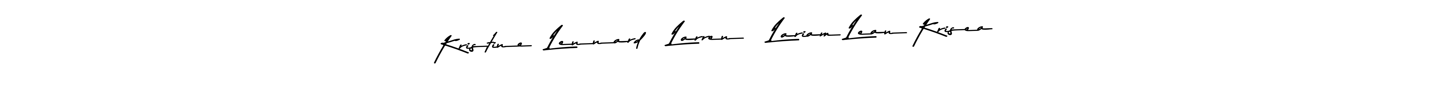 Once you've used our free online signature maker to create your best signature Asem Kandis PERSONAL USE style, it's time to enjoy all of the benefits that Kristine  Lennard   Larren   Lariam Lean Krisea name signing documents. Kristine  Lennard   Larren   Lariam Lean Krisea signature style 9 images and pictures png