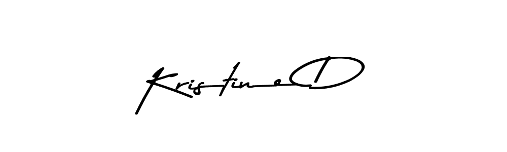 Kristine D stylish signature style. Best Handwritten Sign (Asem Kandis PERSONAL USE) for my name. Handwritten Signature Collection Ideas for my name Kristine D. Kristine D signature style 9 images and pictures png