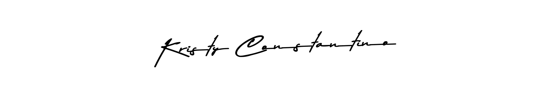 Use a signature maker to create a handwritten signature online. With this signature software, you can design (Asem Kandis PERSONAL USE) your own signature for name Kristy Constantino. Kristy Constantino signature style 9 images and pictures png